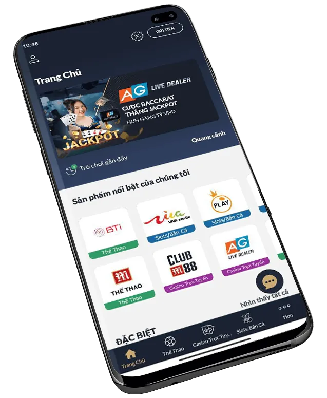 Chơi game trên di động với nh88