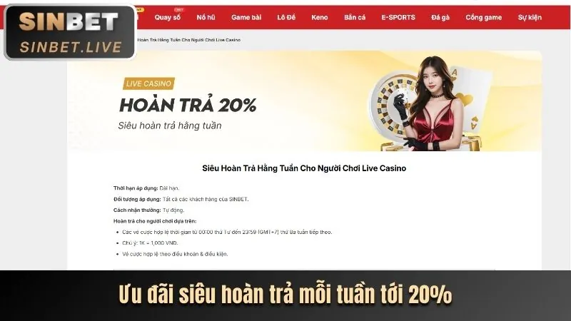 Hoàn Trả Casino Trực Tuyến NH88